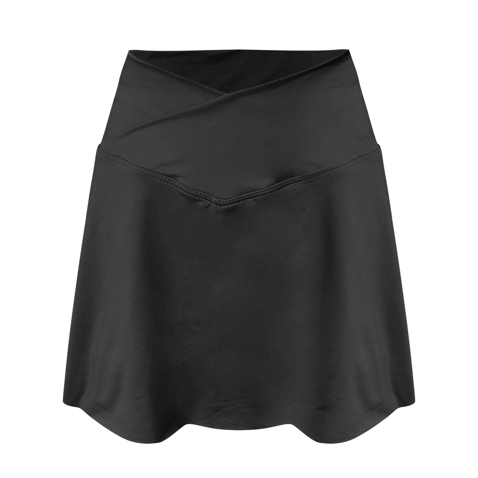 thumbnail image 5 of Falda de tenis plisada 2 en 1 para mujer - Falda pantalón deportiva de cintura alta con bolsillos, 5 of 6